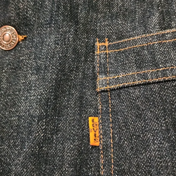 Vintage Levi's Orange Tab Denim Blazer  - Picture 2 of 7